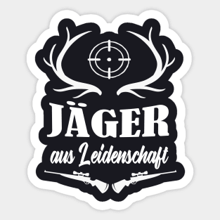 Jäger aus Leidenschaft Sticker